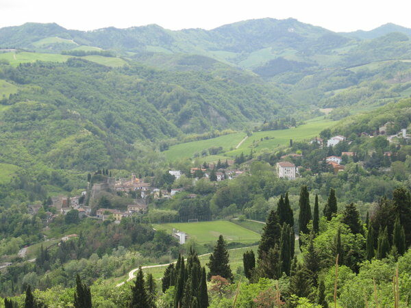 In bici da Castrocaro Terme a Meldola, Rocca delle Caminate, Predappio