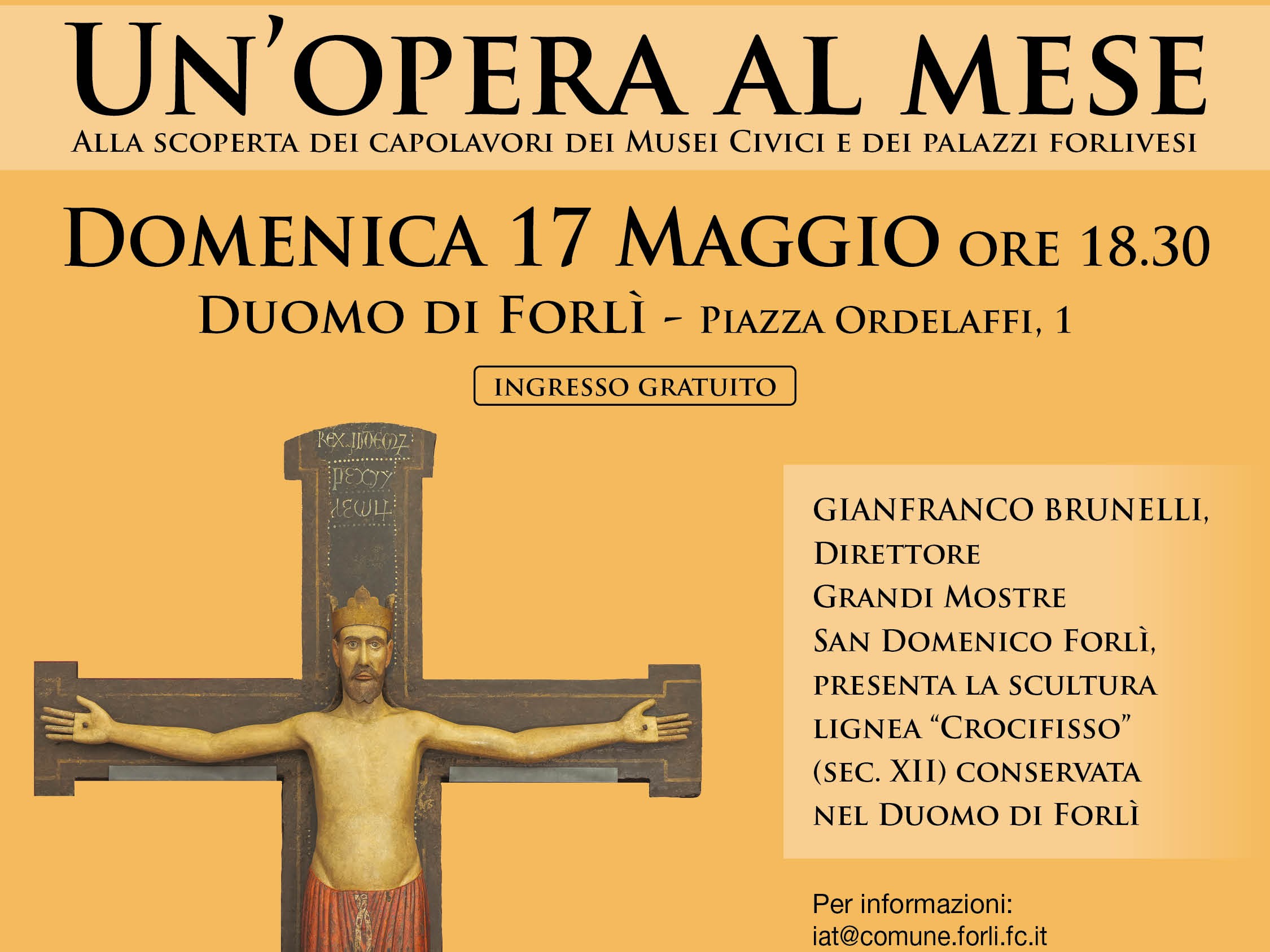 Un’Opera al Mese – Crocifisso (sec. XII)